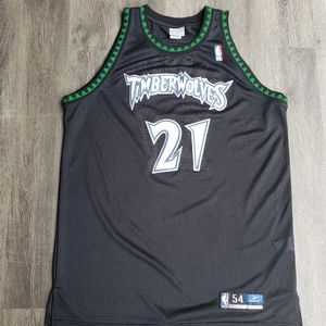 Kevin Garnett #21 Timberwolves Reebok Throwback